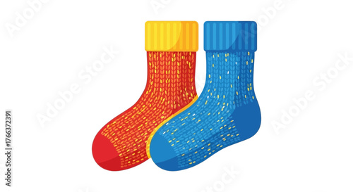 Cozy and colorful socks with sparkling accents, perfect for keeping feet warm and stylish.
