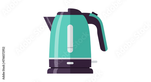 electric kettle isolated on white