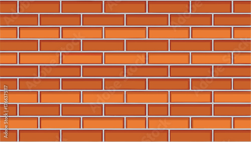 new polished brick wall texture with even spacing.