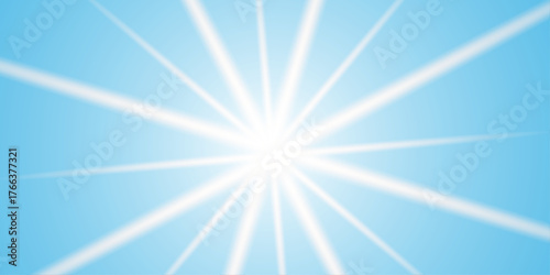 Glowing blue light ray effect exploded isolated on transparent background. Stripes beam pattern. Stylish illustration modern trend colors, ideas graphic design for web design banner background, vector