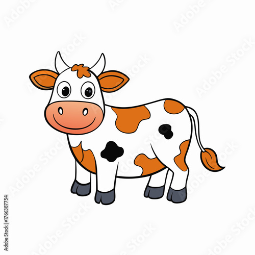 funny cow cartoon