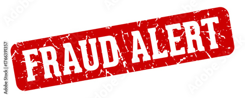 fraud alert rectangular sign. fraud alert stamp