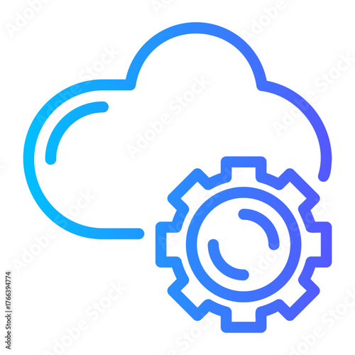 cloud process icon