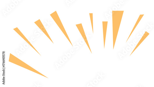 Yellow vector illustration of a pencil with an abstract background for school or business design