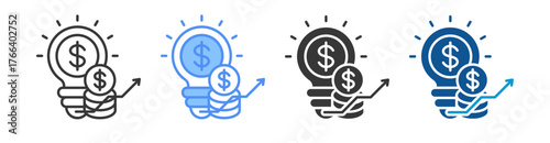 Innovation Icon Set Multiple Style Collection