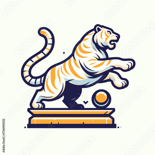 Tiger zodiac statue