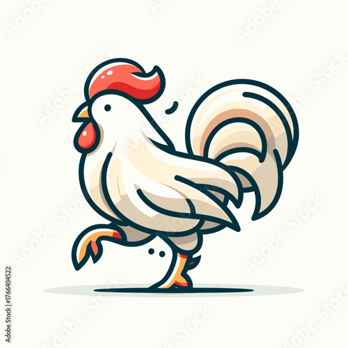 Rooster zodiac figurine