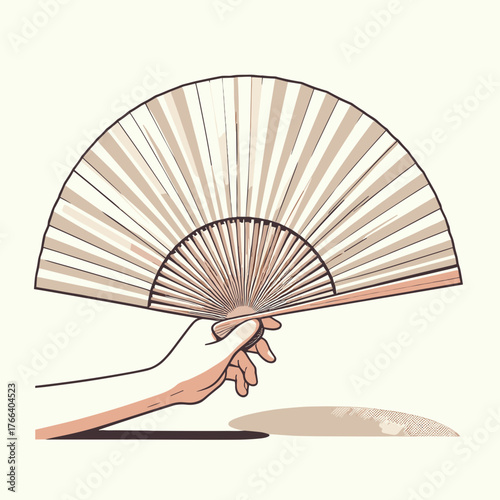 Traditional paper fan