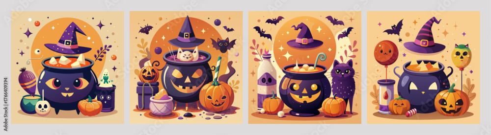 Fototapeta premium Halloween illustration