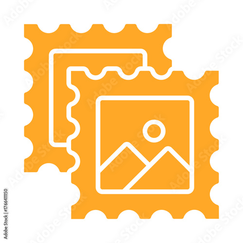 Stamp collecting Icon