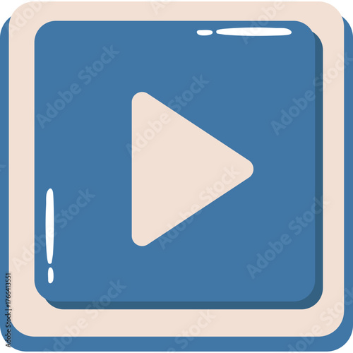 Cartoon Button Icon