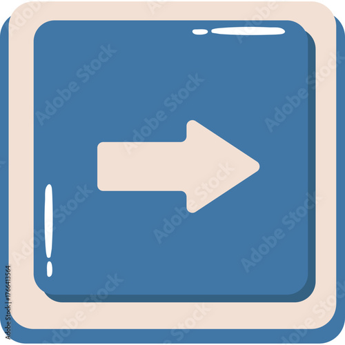 Cartoon Button Icon