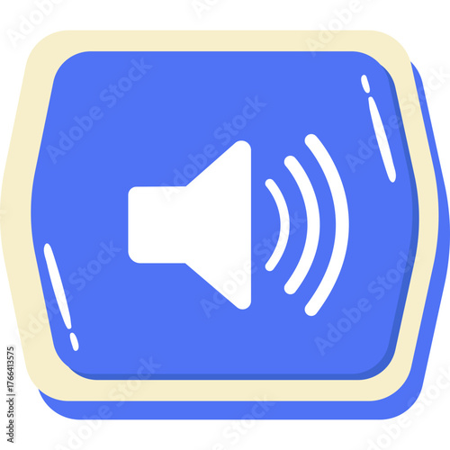 Cartoon Button Icon