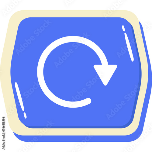 Cartoon Button Icon
