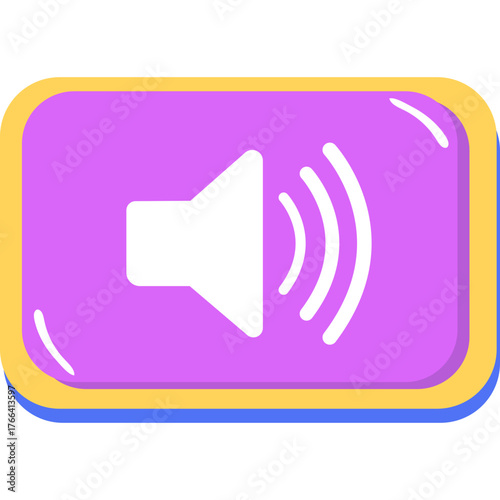 Cartoon Button Icon