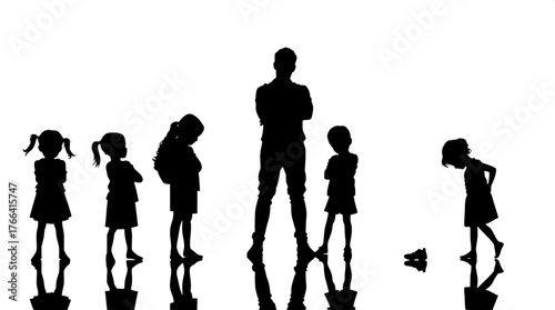 Togetherness in Simplicity

A group of silhouetted figures—one adult and several children—standing in a loose circle formation. Some children are gesturing or interacting with each other, while the ad