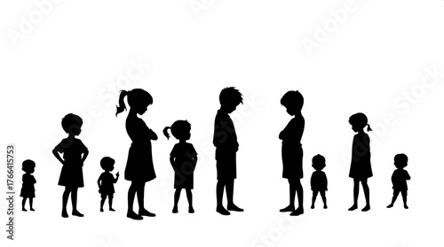 Togetherness in Simplicity

A group of silhouetted figures—one adult and several children—standing in a loose circle formation. Some children are gesturing or interacting with each other, while the ad