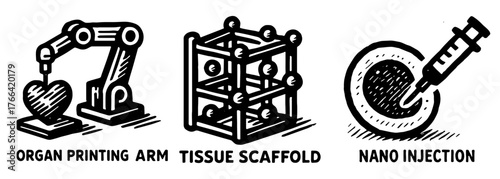 バイオファブリケーション 、BIO FABRICATION ICONS
