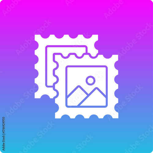 Stamp collecting Icon
