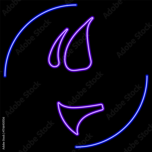 swimsuit neon sign, modern glowing banner design, colorful modern design trend on black background. Vector illustration.