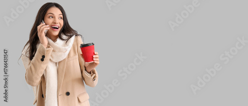 Beautiful young woman with ...