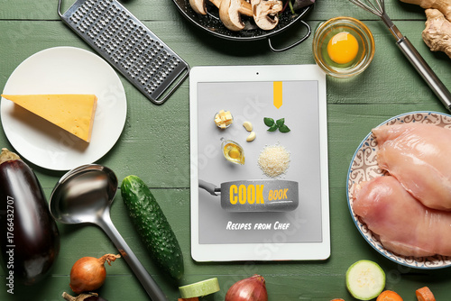 Digital recipe book, ingred...