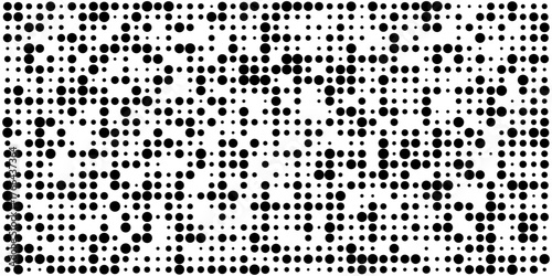 White abstract background of disintegrating dots and cubes forming a fading mosaic pixel texture ideal for minimal digital design or tech vector template layout