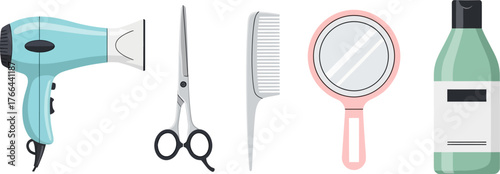 Hair Styling Tools and Product Collection