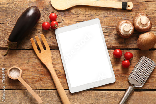 Digital recipe book with ki...