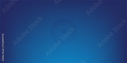 Bright blue dynamic abstract vector background with diagonal lines. 3d cover of business presentation banner for sale event night party. Fast moving soft circle wave line stripe decoration