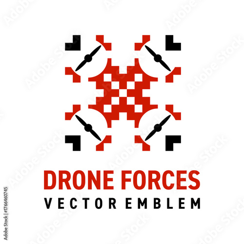 Drone Forces Vector Emblem tailored specifically for Modern Operations