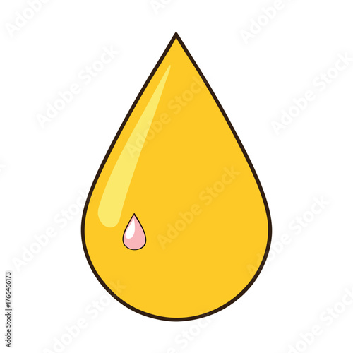 A single golden drop of oil glistens, reflecting light, smooth and pure, ready to nourish, enhance flavor, and bring warmth to every dish it touches.
