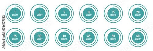 Countdown timer showing hours and minutes. Deadline, measurement for sport. Cooking time label, sticker. Vector illustration . Timer, clock, stopwatch isolated set icons. Countdown timer symbol icon .