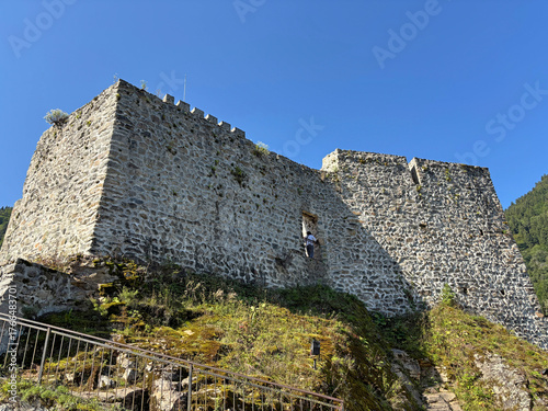 A view from the historic Zilkale in Rize, Turkey