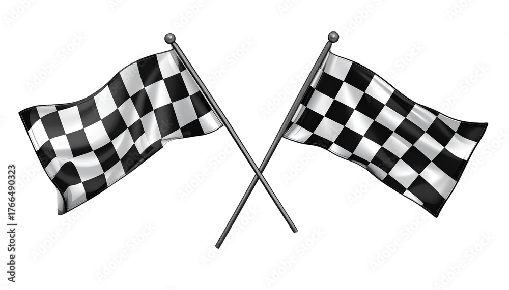Fototapeta premium 2. Electrocardiogram Graph L3. Heartbeat Pulse ECG Waveform Collection, 1. Racing Flags and Checkered Flag Icons, isolated on transparent on Medical Paper, isolated on transparent background