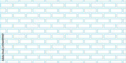 white brick wall background concrete cement illustration.	