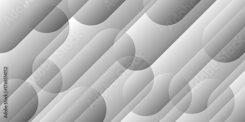 Abstract minimal white and grey glossy squares triangle, abstract tech corporation smooth web space surface digital banner design stripes concept for web, flyer.	
