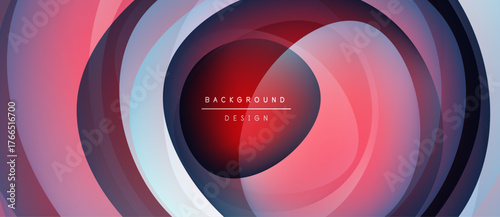 Abstract concentric circles, vibrant colors, gradient effect. Modern design, smooth transitions, central focus point. Minimalist aesthetic.