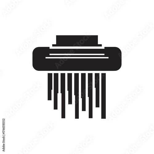 Vector art of shredder icon