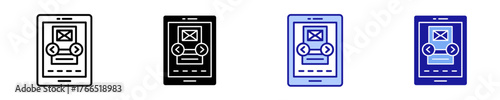 Email Marketing  Icon Set Multiple Style Collection
