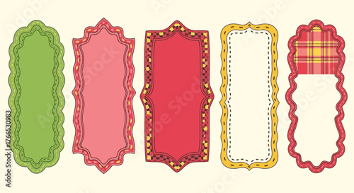 Decorative Frames Collection Ornate Labels for Creative Design