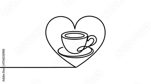 Savoring moments of pure bliss with a heartwarming cup of coffee, a symbol of love and comfort.