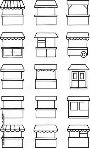 Decorative illustration featuring a stylized hoe suitable for gardening farming or rustic themes with vibrant color elements