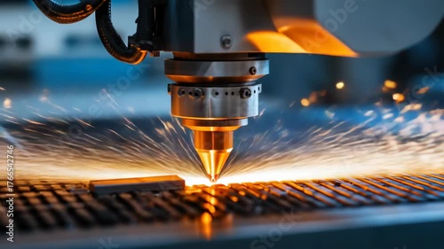 3D printing machine in action, producing components with precision and efficiency.