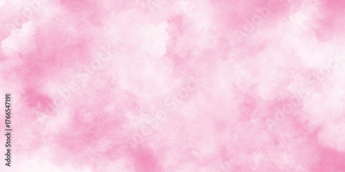 Abstract magenta shades aquarelle illustration. gradient pink texture background, Hand drawn flower illustration for Valentines Day. Brush stroked painting. Modern Pink Watercolor Grunge.