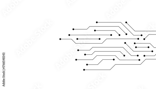 Abstract futuristic circuit board Illustration, Circuit board with various technology elements. Circuit board pattern for technology background. Vector illustration