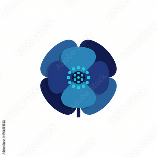 Military Boot with Remembrance Poppy Flower - Symbol of War, Peace, Veterans