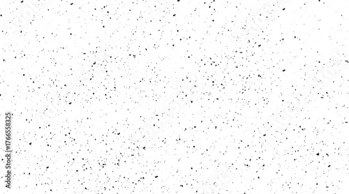 Speckle grain dot white paper noise texture with distress effect vector illustration pattern background. Dirty or dust film grain speck grit grunge overlay on white background grain noise particles.