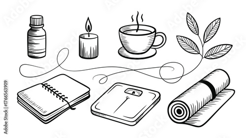 Embrace a balanced lifestyle with this collection of wellness essentials, inspiring self-care and mindful living for a healthier you.