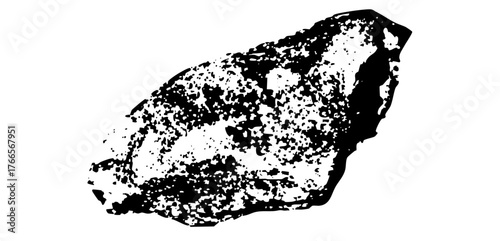 Rock fragment illustrates texture in geological study